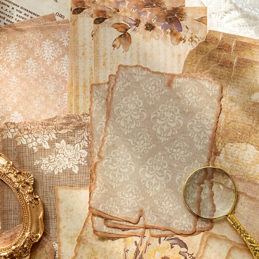 Retro gradient material paper Gentle wind series